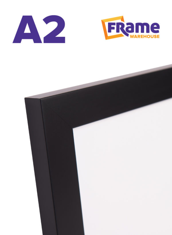 Black Mid Frame for an A2 Image