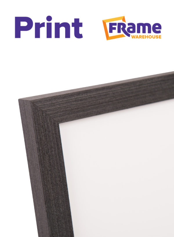 Charcoal Oak Slim Photo, Print or Poster Frame for a 800 x 600mm Image